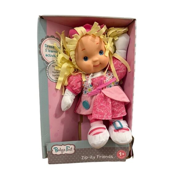 Brand New Damaged Box Baby’s First Zipity Friends First Doll First Learning - Picture 1 of 1